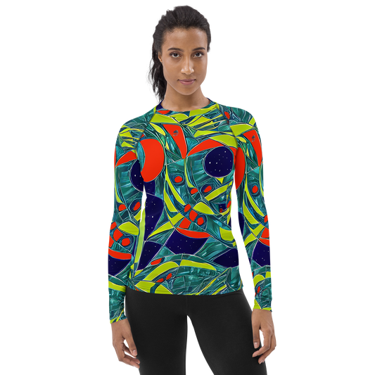 Women's Rash Guard - Harmonic Mirage