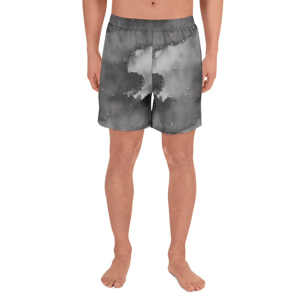 Men's Athletic Shorts - Monochrome Dreams