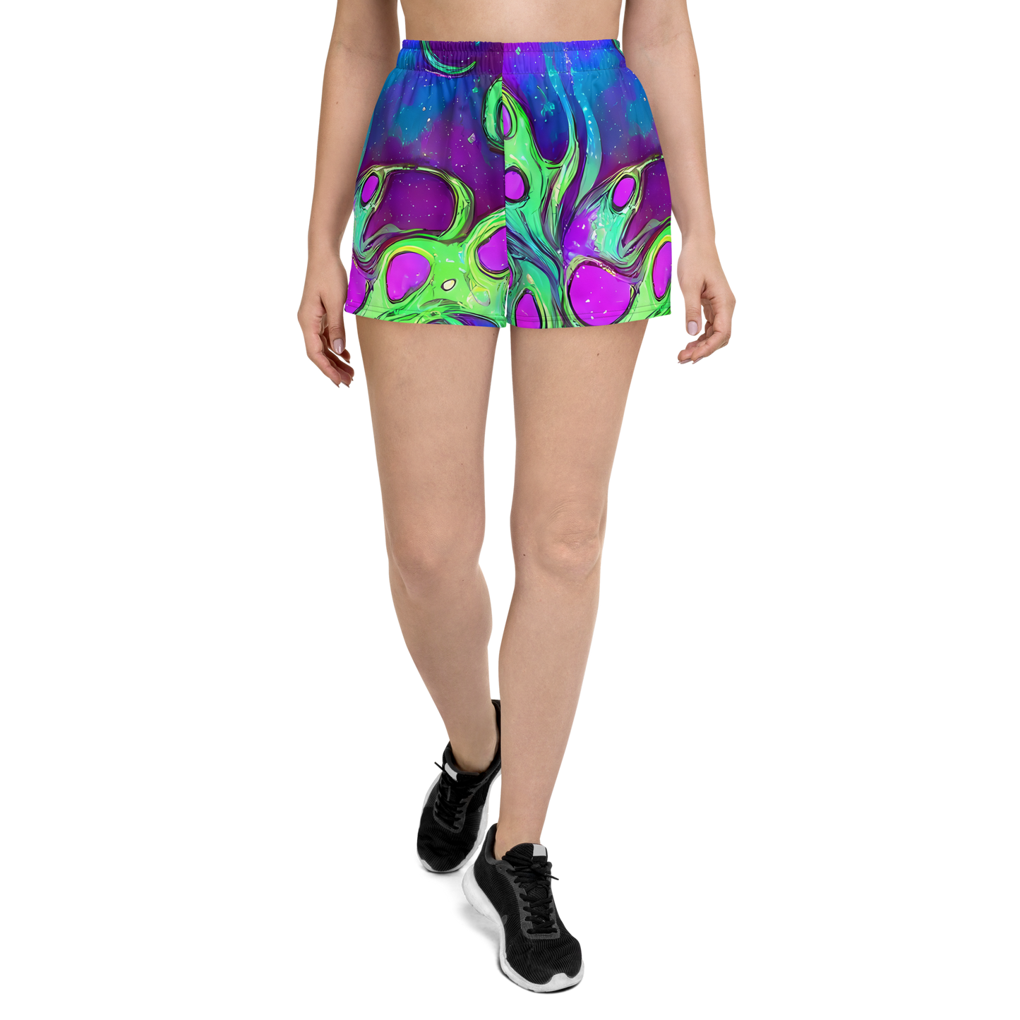 Women’s Athletic Shorts - Funky Mutation