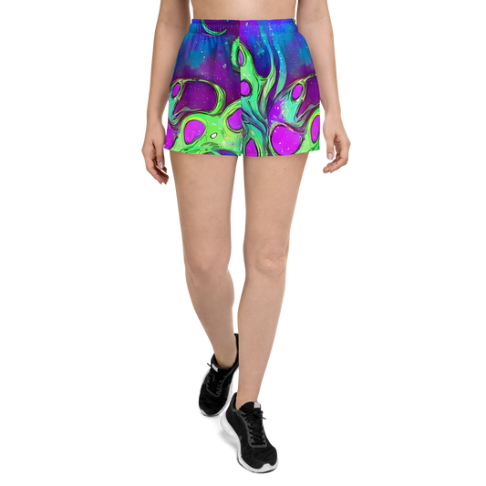 Women’s Athletic Shorts - Funky Mutation