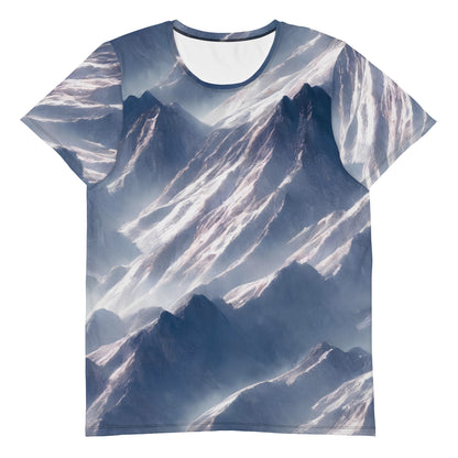 Men's Athletic T-Shirt - Misty Pinnacles