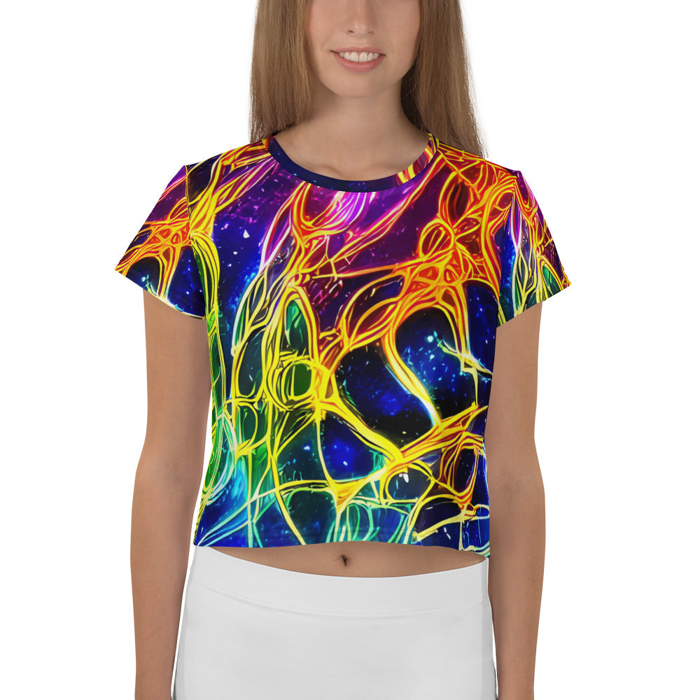 Women's Crop Tee - Dancing in the Ether