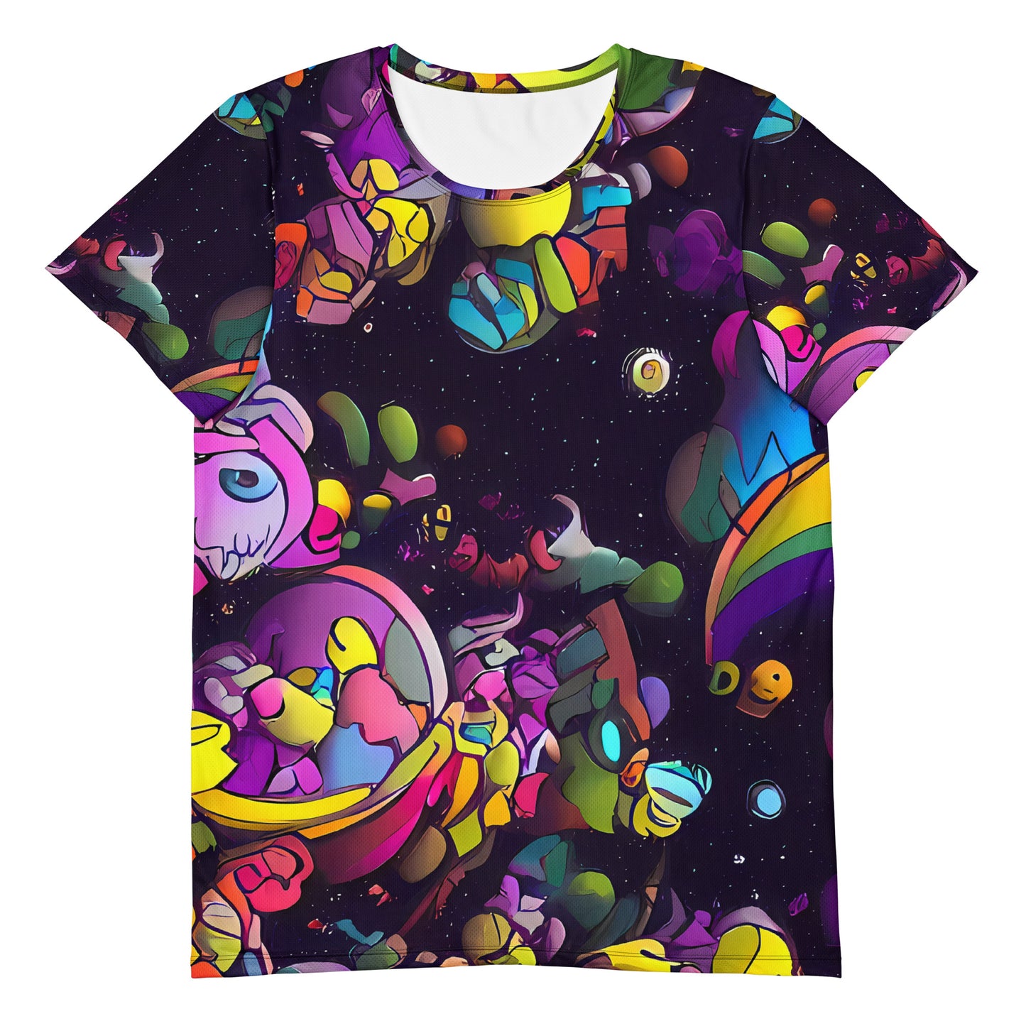 Men's Athletic T-Shirt - Galactic Playground