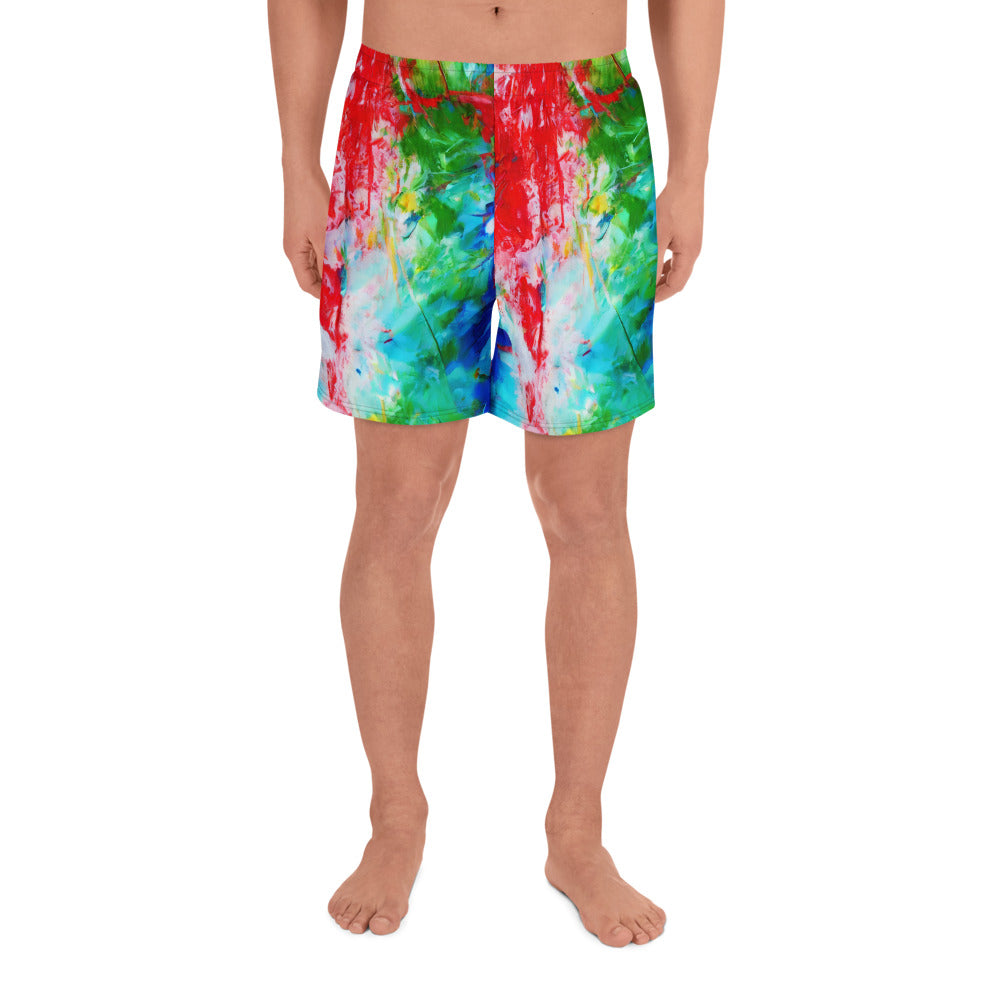 Men's Athletic Shorts - Eclectic Breeze