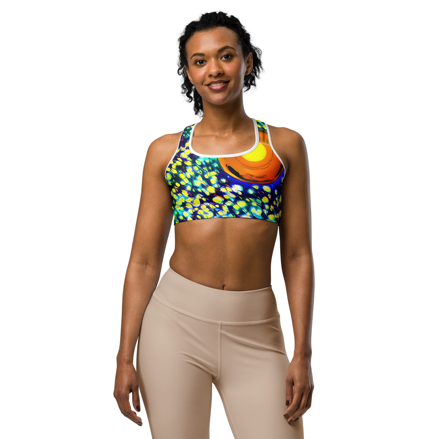 Sports Bra - Illuminated Whirl