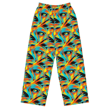 Wide-Leg Pants - Solar Swoosh