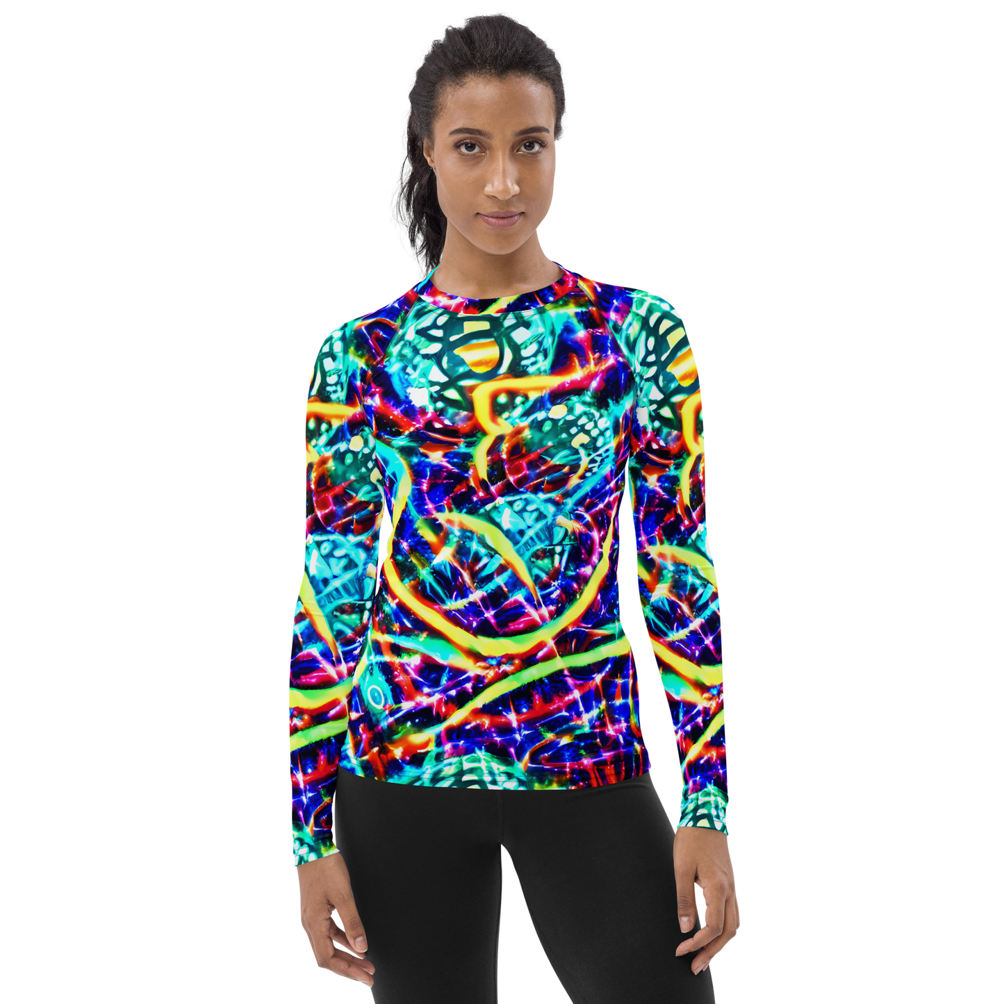 Women's Rash Guard - Fynesian Galaxy