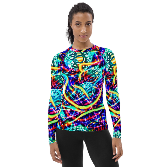 Women's Rash Guard - Fynesian Galaxy