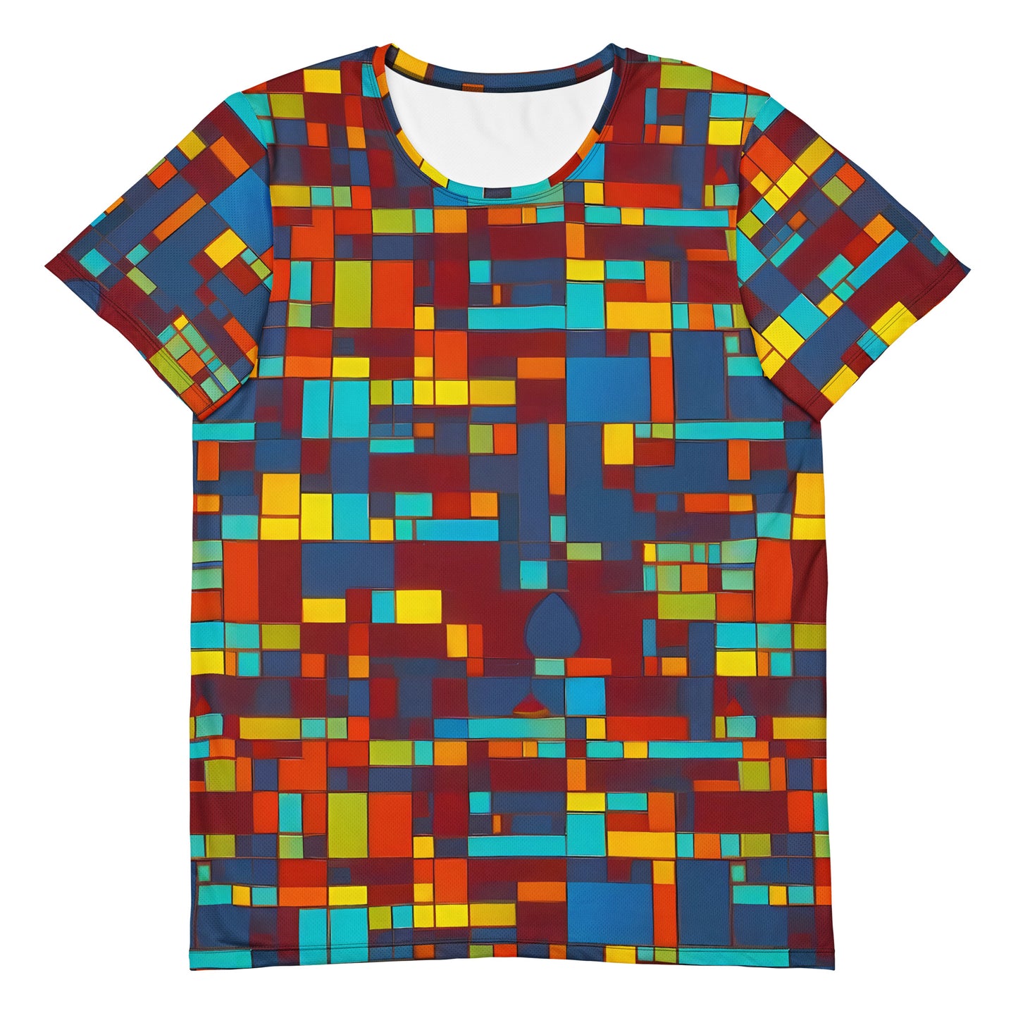 Men's Athletic T-Shirt - Astral Grid