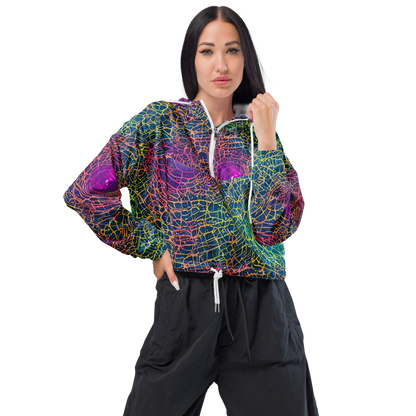 Women's Cropped Windbreaker - Velde Vortex