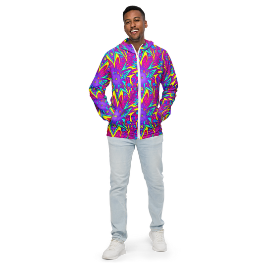 Men's Windbreaker - Nebula Radiance