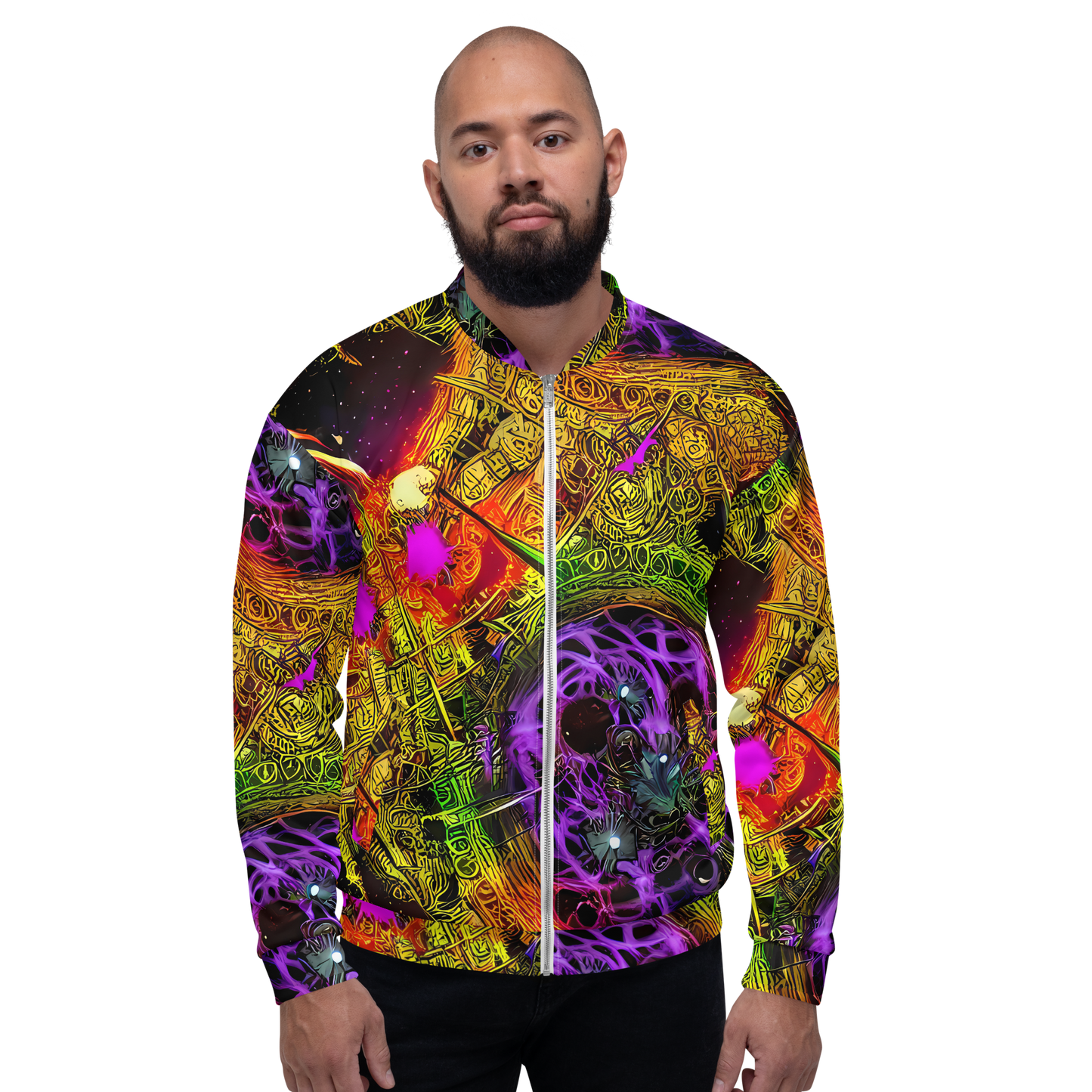 Bomber Jacket - Neon Glyphworks