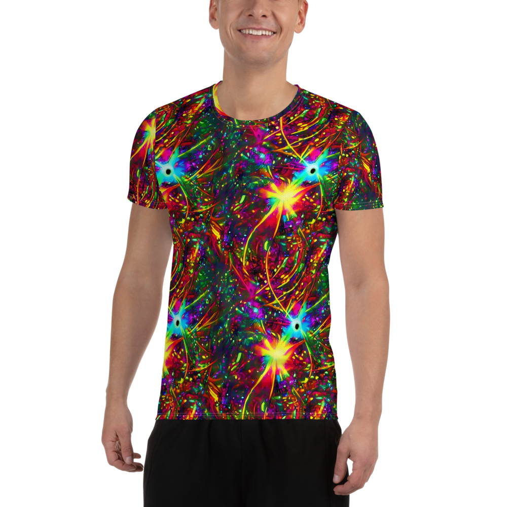 Men's Athletic T-Shirt - Stellar Burst