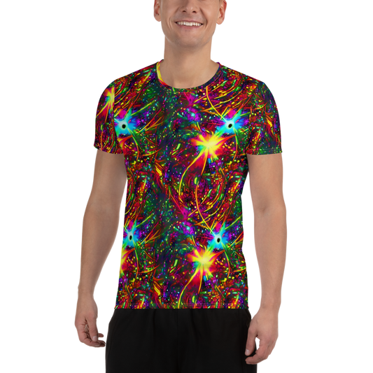 Men's Athletic T-Shirt - Stellar Burst