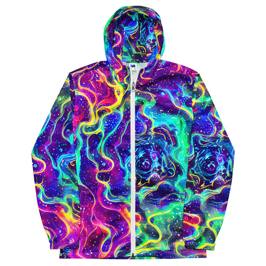 Men's Windbreaker - Liquid Light Show