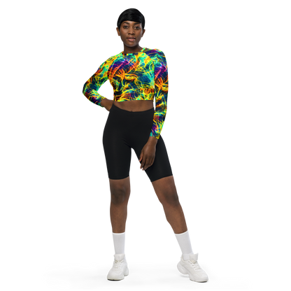 Long Sleeve Crop Top - Kapp's Kaleidoscope