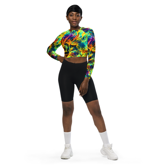 Long Sleeve Crop Top - Kapp's Kaleidoscope