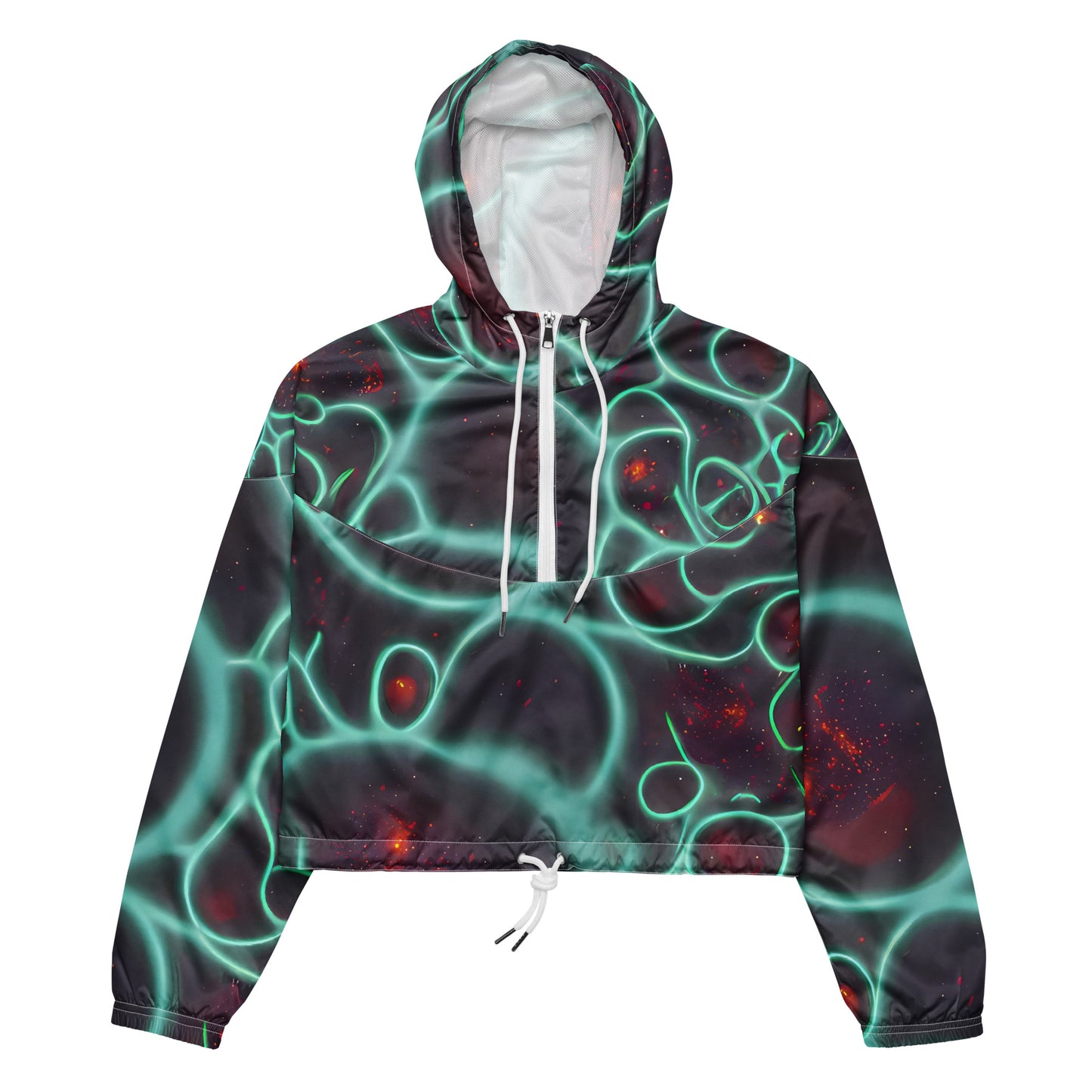 Women's Cropped Windbreaker - Kerstens Circuit