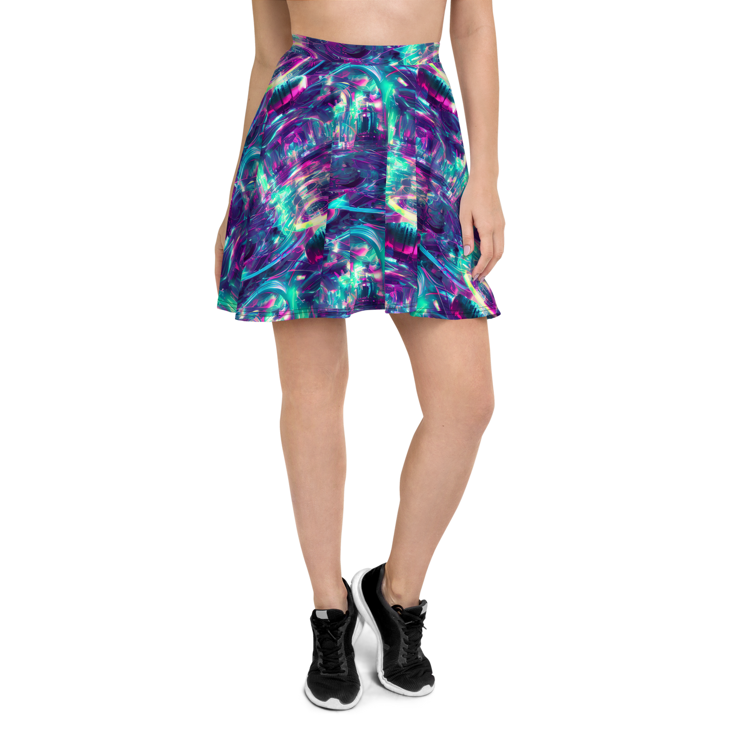 Skater Skirt - Synthwave Surge