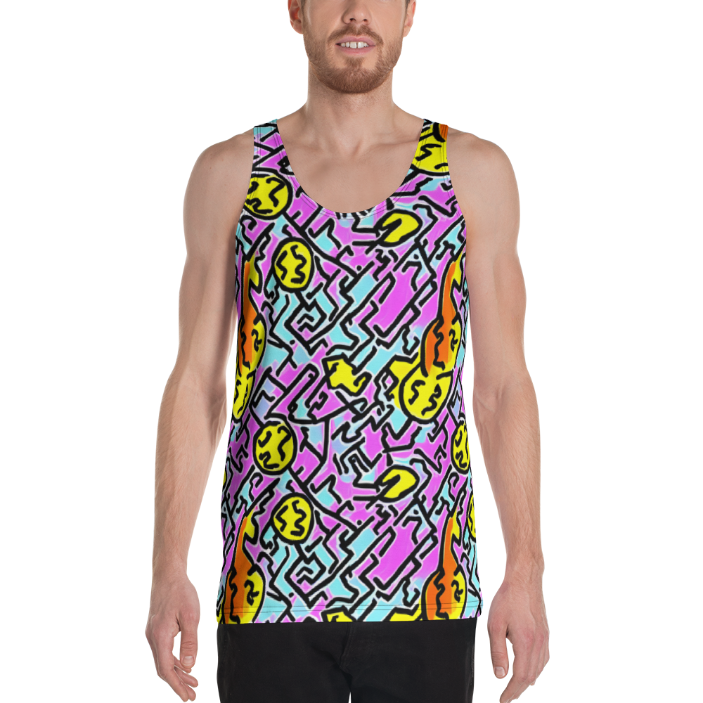 Men's Tank Top - Punk Doodles