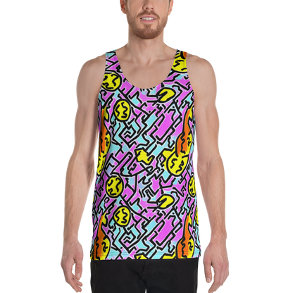 Men's Tank Top - Punk Doodles