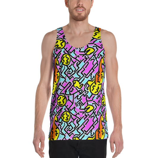 Men's Tank Top - Punk Doodles