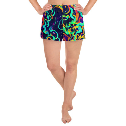 Women’s Athletic Shorts - Cheston Swirl