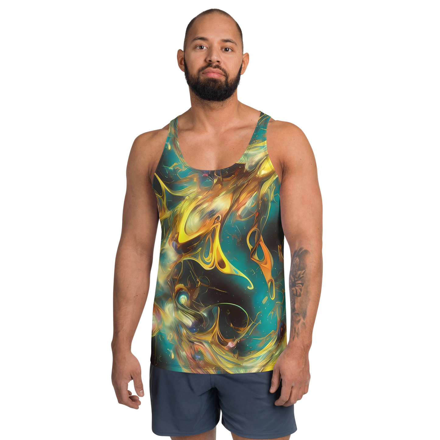 Men's Tank Top - Elegant Whirl