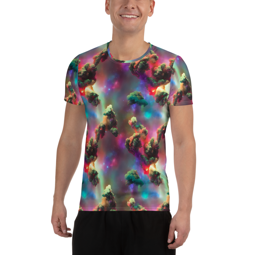Men's Athletic T-Shirt - Nebula Dreams