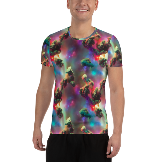 Men's Athletic T-Shirt - Nebula Dreams