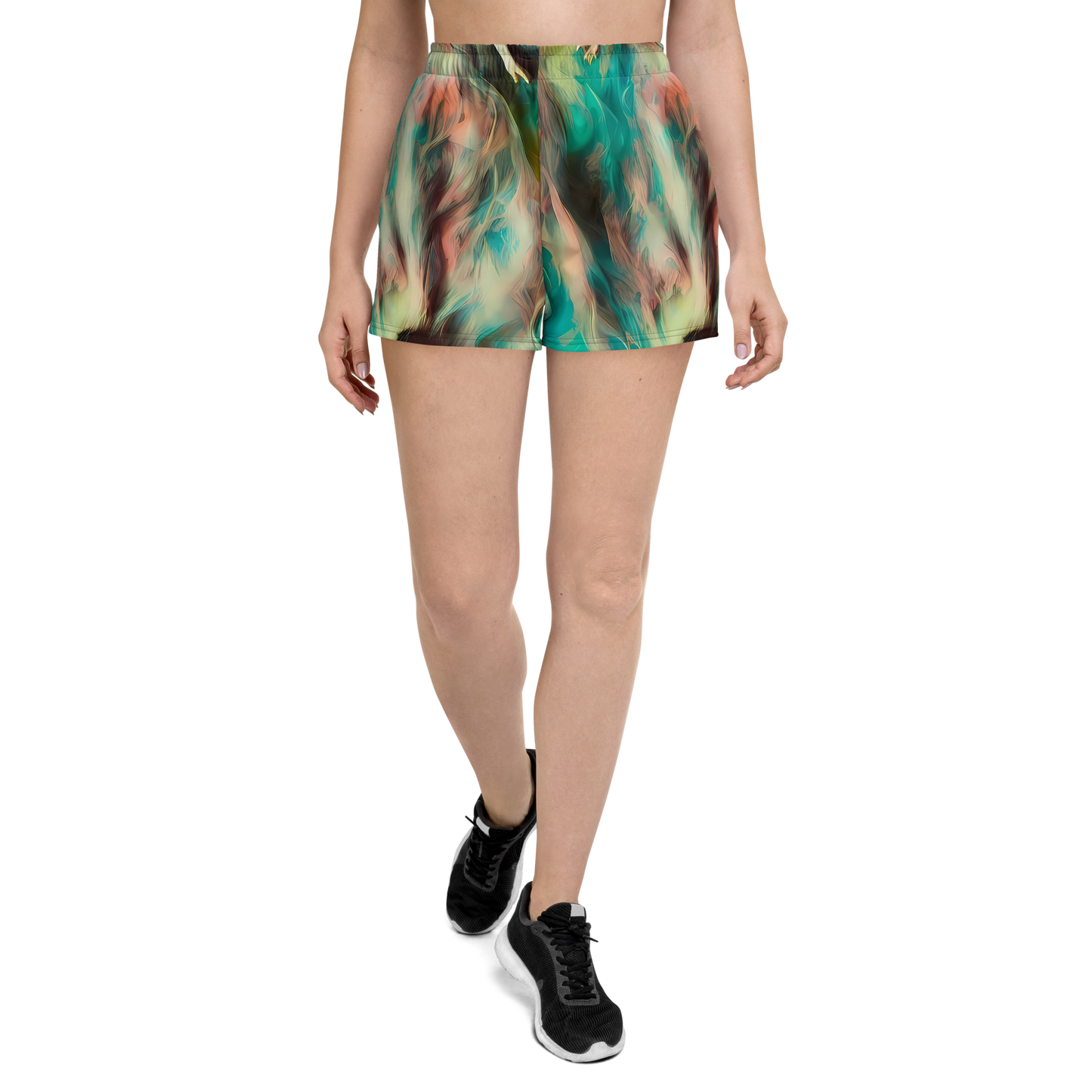 Women’s Athletic Shorts - Enchanted Fusion