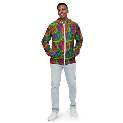 Men's Windbreaker - Psychedelic Waves