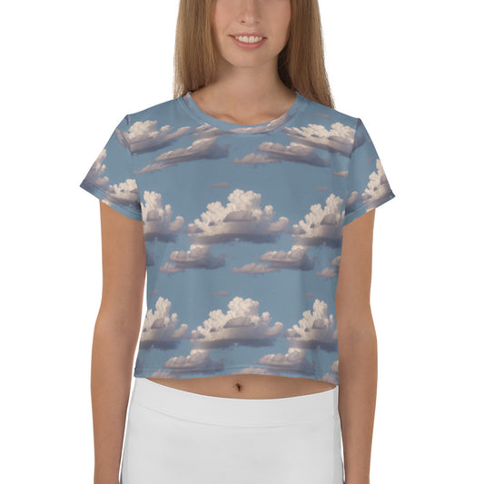 Women's Crop Tee - Celestial Cotton