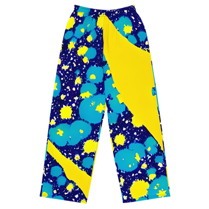 Wide-Leg Pants - Starburst Splash