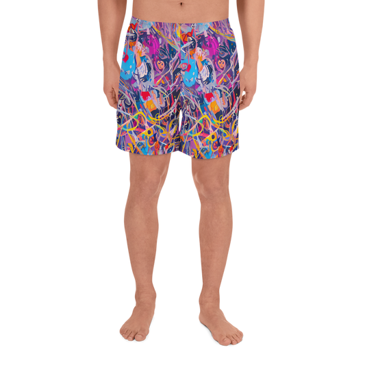 Men's Athletic Shorts - Vibrant Fusion