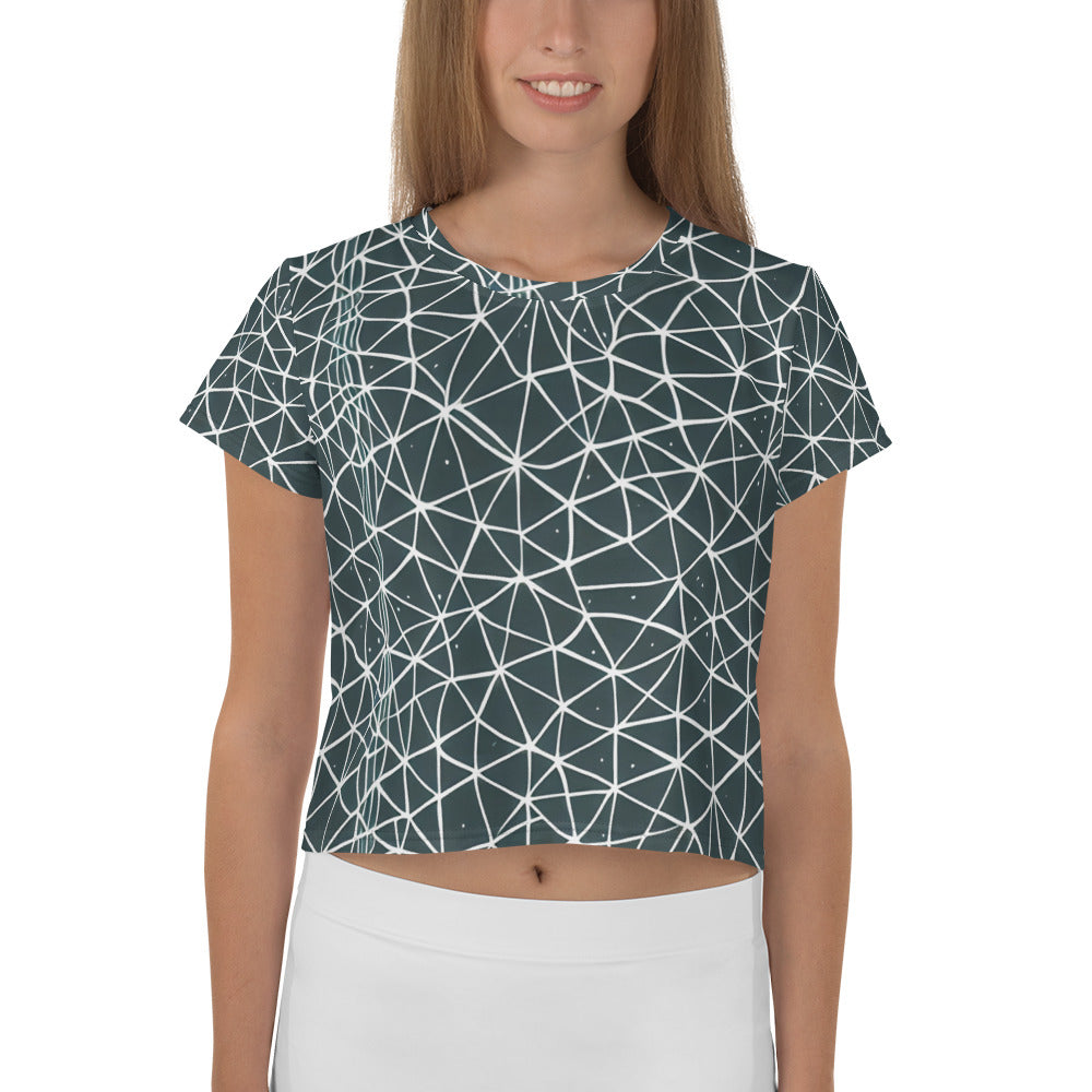 Women's Crop Tee - Infinite Interplay