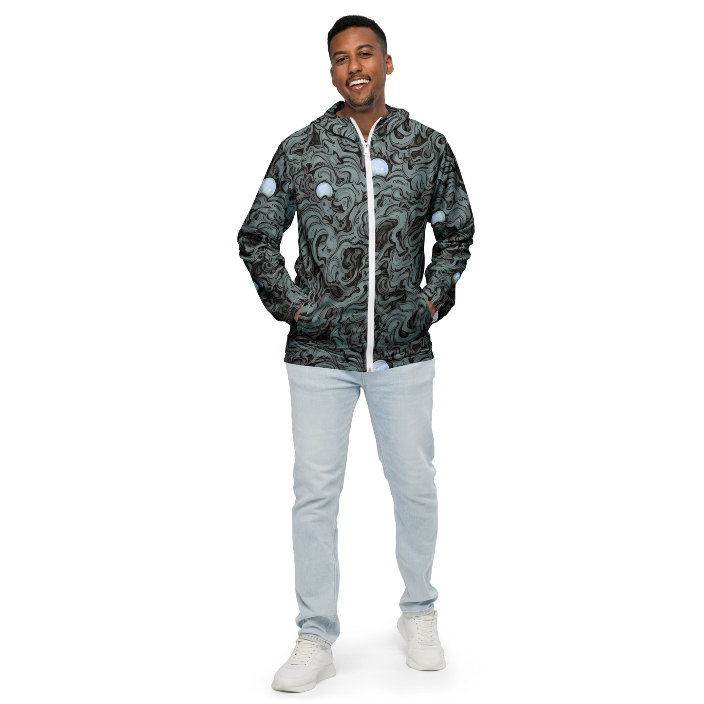 Men's Windbreaker - Caruso Swirl