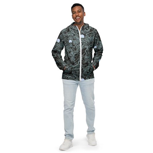 Men's Windbreaker - Caruso Swirl