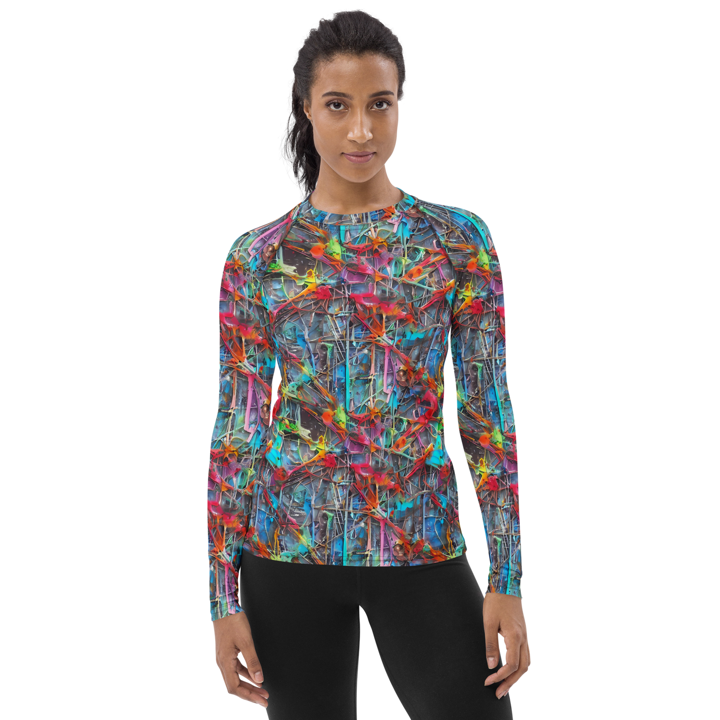 Women's Rash Guard - Junkyard Jewel