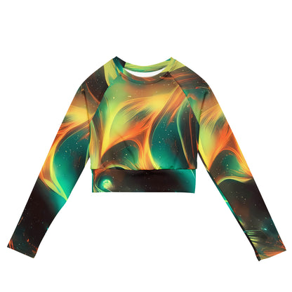 Long Sleeve Crop Top - Templar Echo