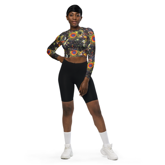 Long Sleeve Crop Top - Stellar Spin