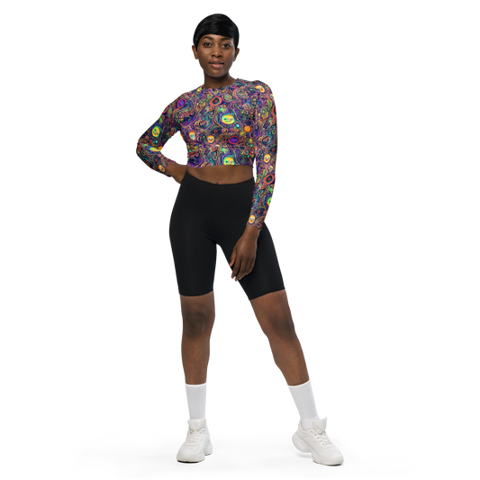 Long Sleeve Crop Top - Jansson's Nebula