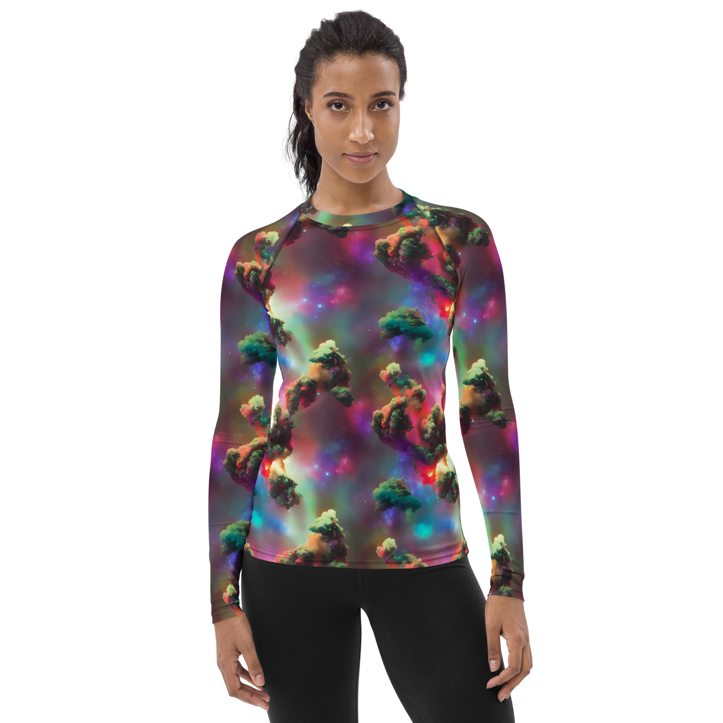 Women's Rash Guard - Nebula Dreams