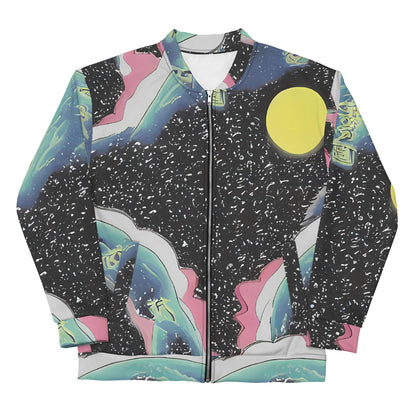 Bomber Jacket - Lunar Waves