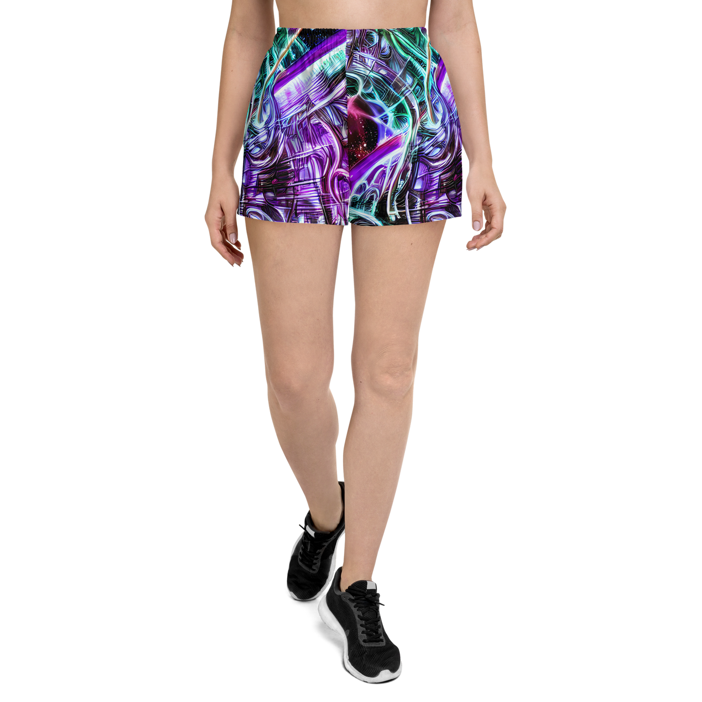 Women’s Athletic Shorts - Nebula Fusions