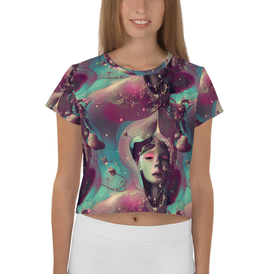 Women's Crop Tee - Nouveau Galaxy