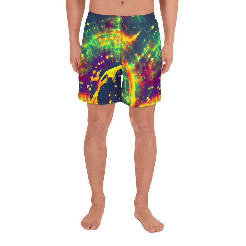 Men's Athletic Shorts - Hypercolor Oasis