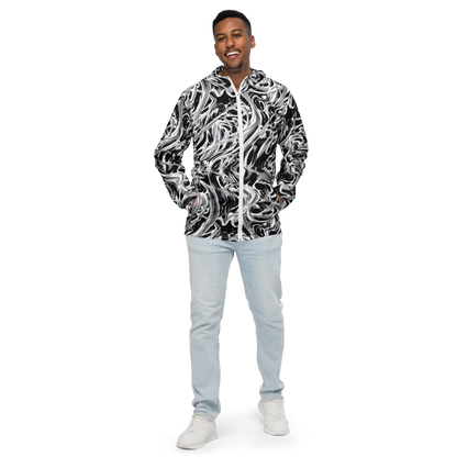 Men's Windbreaker - Silver Shadows