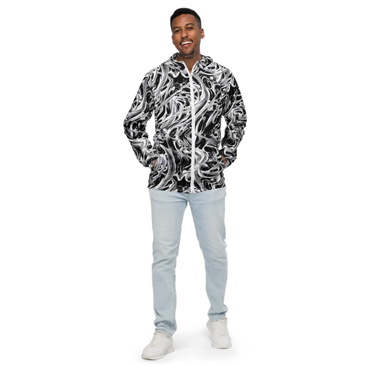 Men's Windbreaker - Silver Shadows