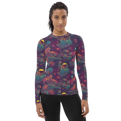 Women's Rash Guard - Nebula Dreamscape